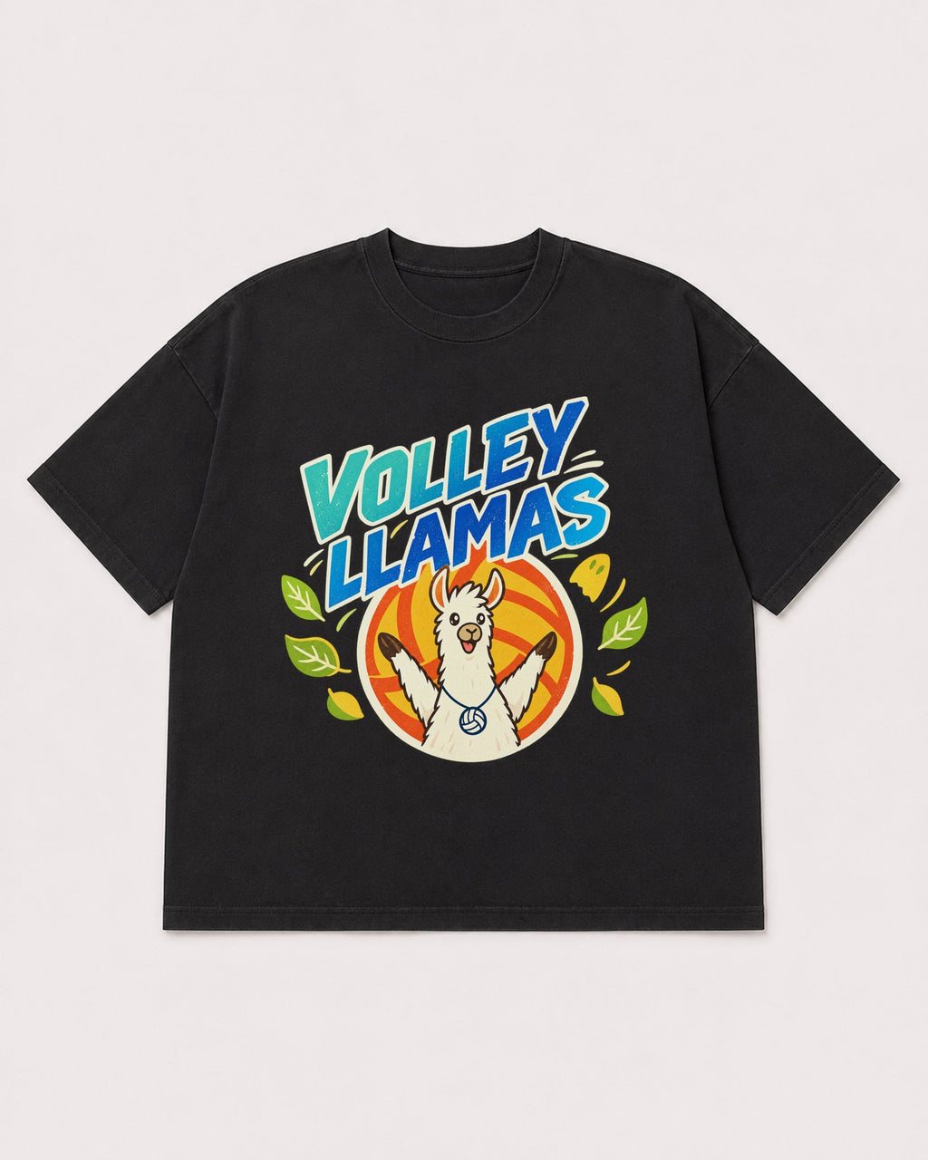 Mockup Boxy Heavyweight Tee Black product