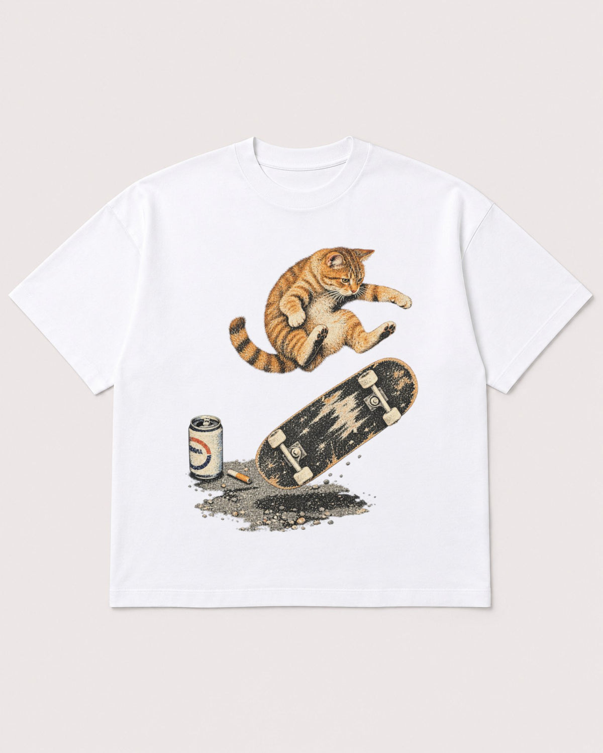 Mockup Boxy Heavyweight Tee White product
