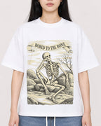 Mockup Boxy Heavyweight Tee White female close-up 01