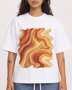 Mockup Boxy Heavyweight Tee White female close-up 06