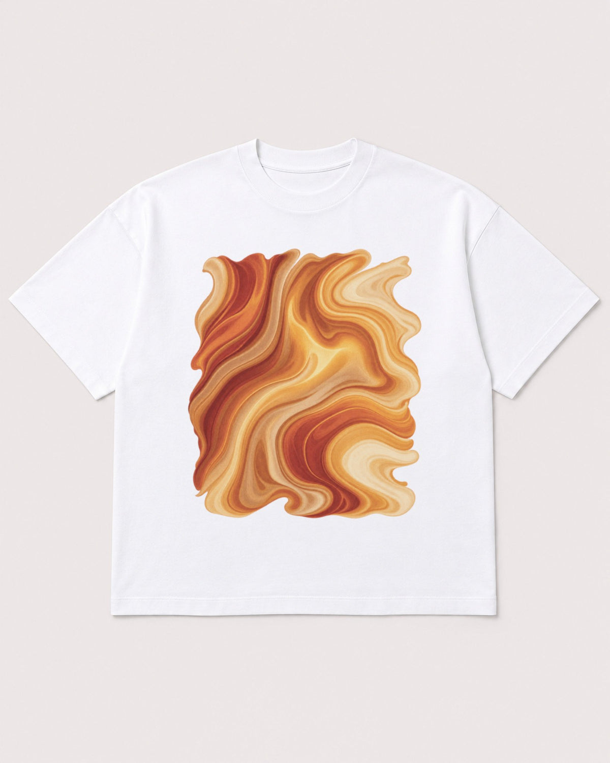Mockup Boxy Heavyweight Tee White product