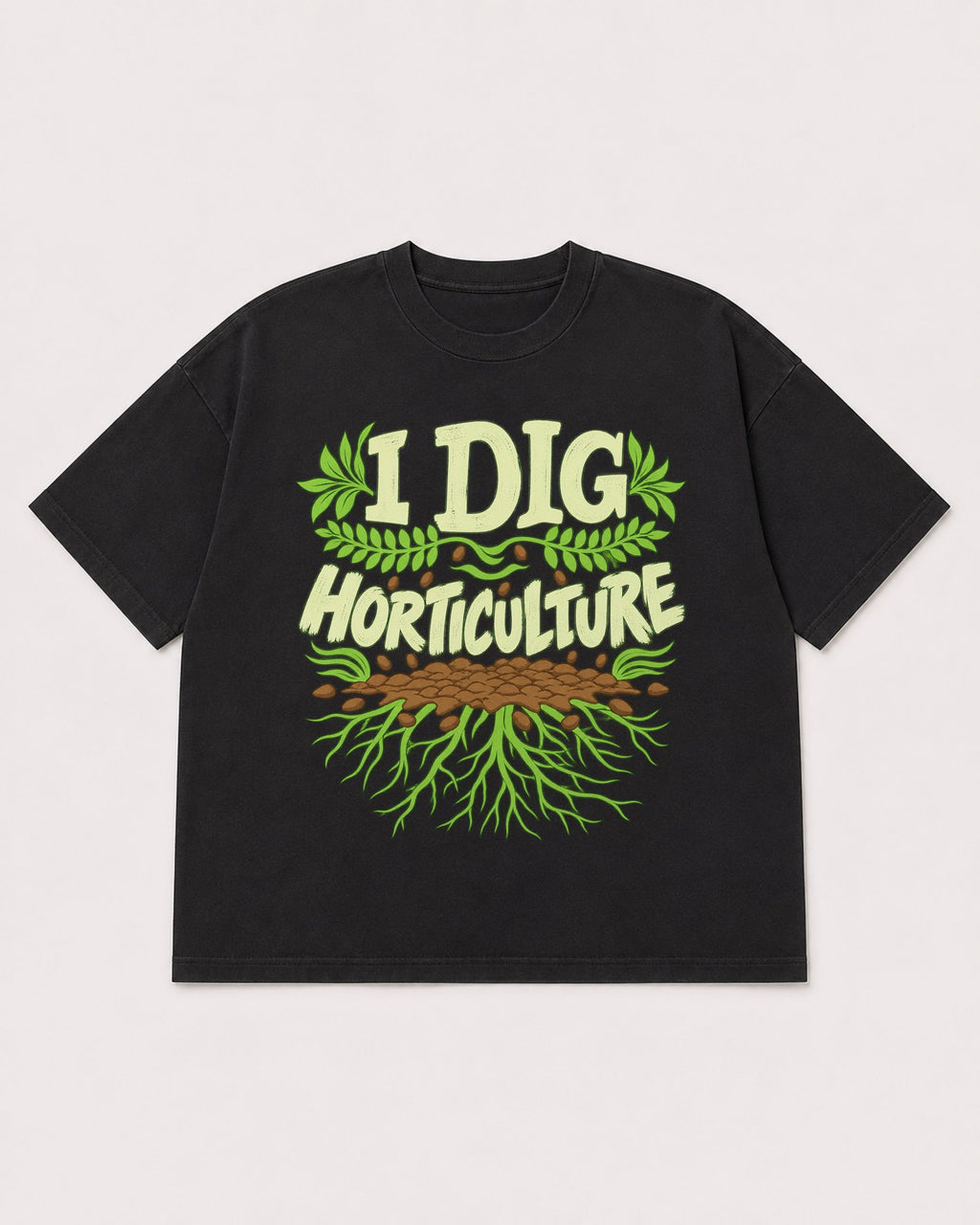 Mockup Boxy Heavyweight Tee Black product