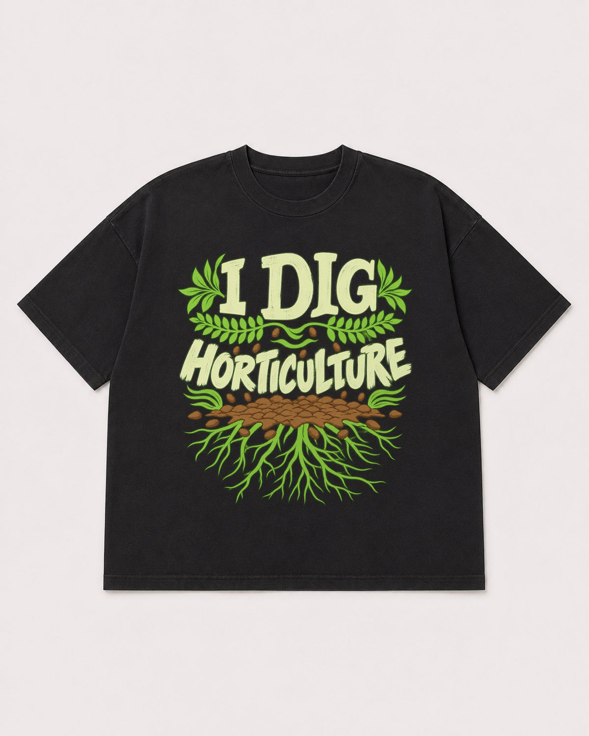 Mockup Boxy Heavyweight Tee Black product