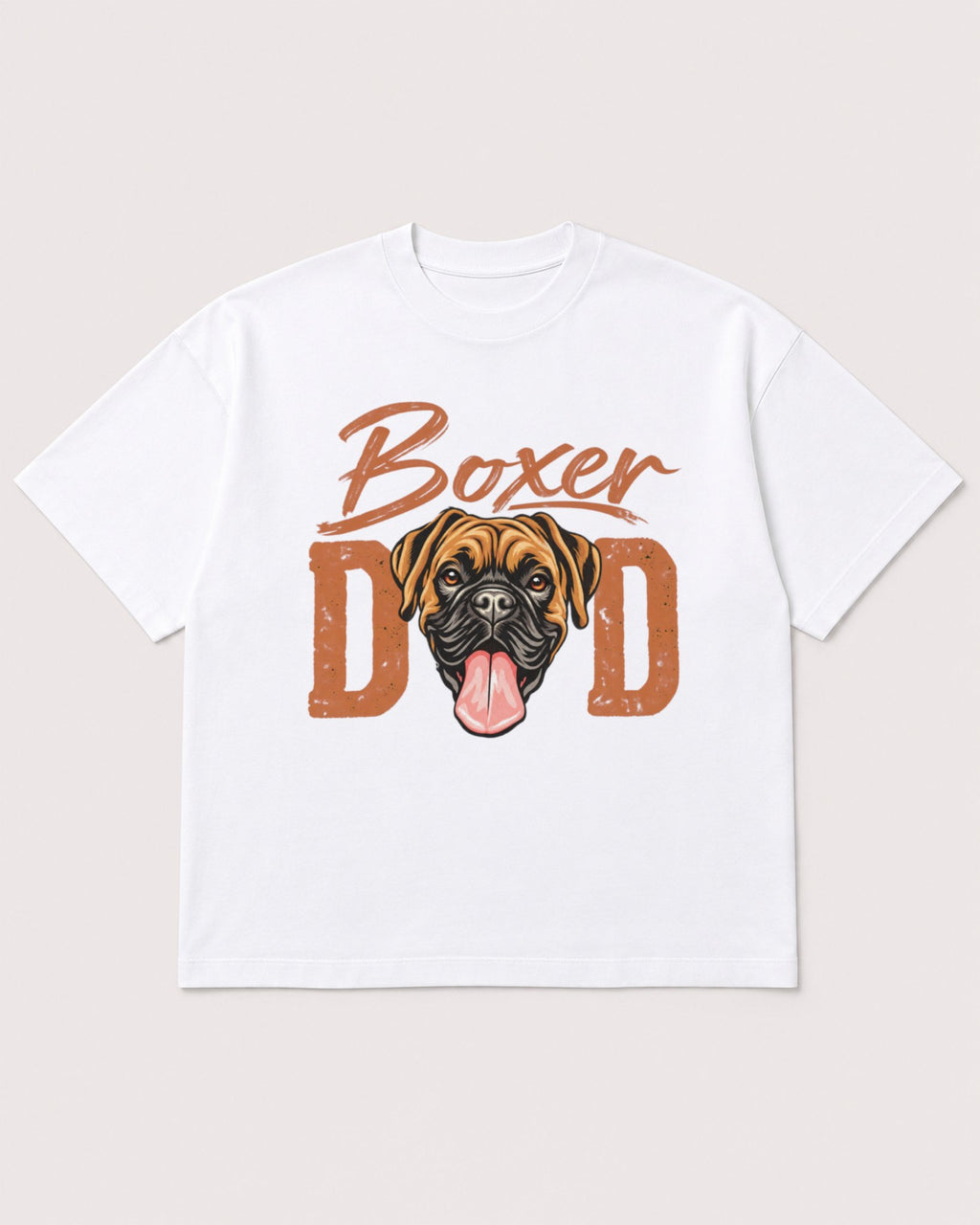 Mockup Boxy Heavyweight Tee White product