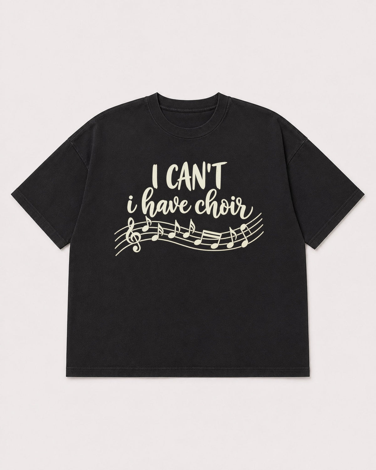 Mockup Boxy Heavyweight Tee Black product