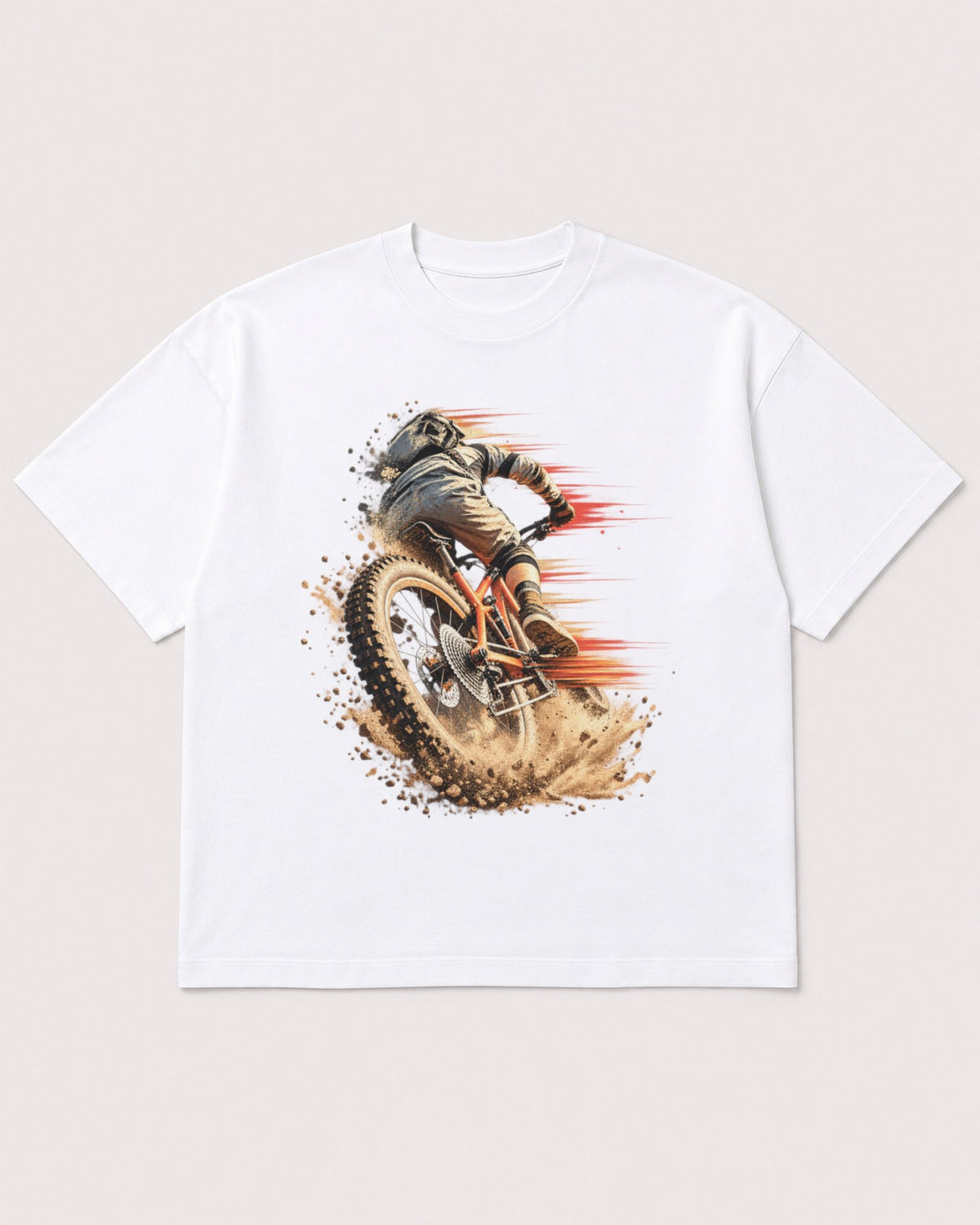 Mockup Boxy Heavyweight Tee White product