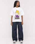Mockup Boxy Heavyweight Tee White female full-body 04