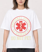 Mockup Boxy Heavyweight Tee White female close-up 33