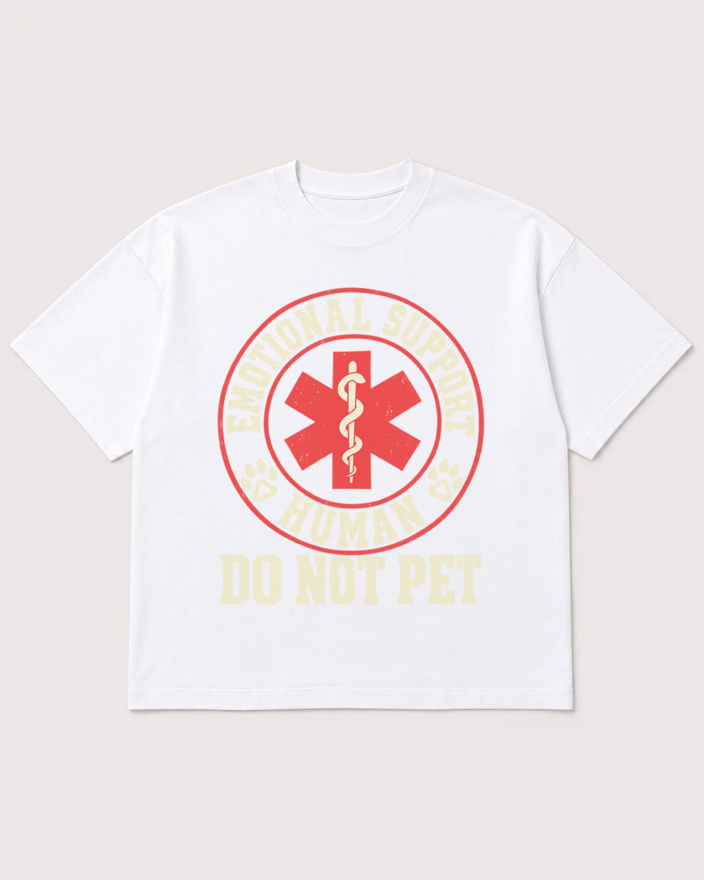 Mockup Boxy Heavyweight Tee White product