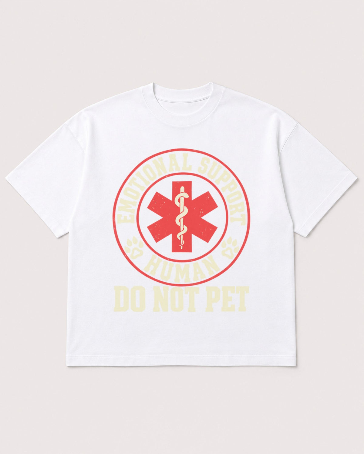Mockup Boxy Heavyweight Tee White product