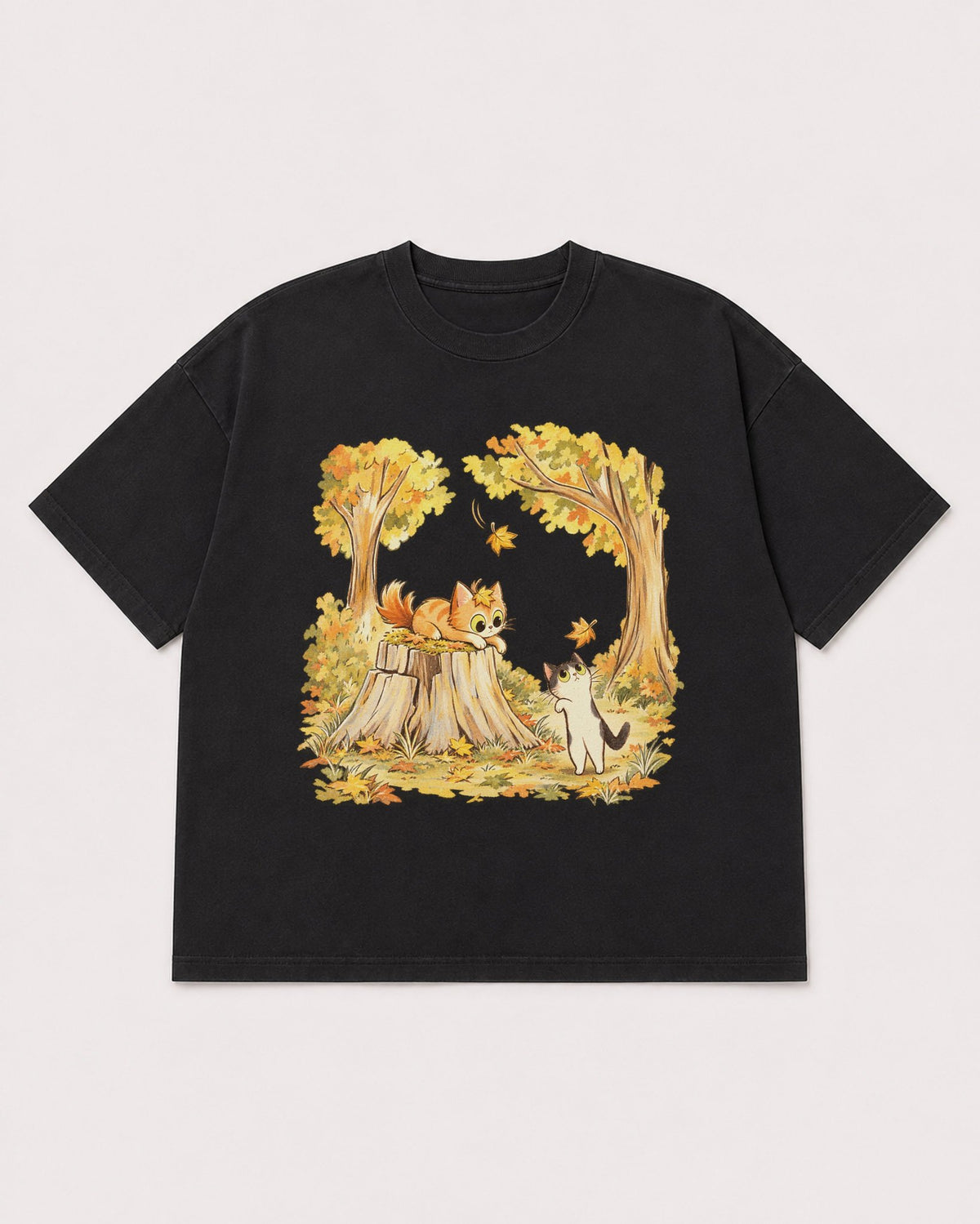Mockup Boxy Heavyweight Tee Black product