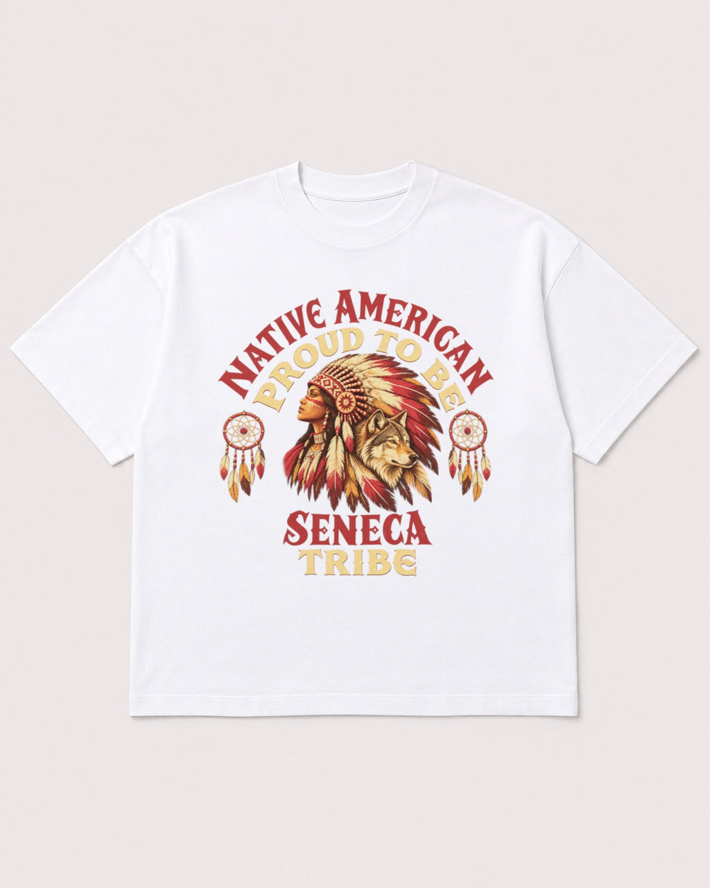 Mockup Boxy Heavyweight Tee White product