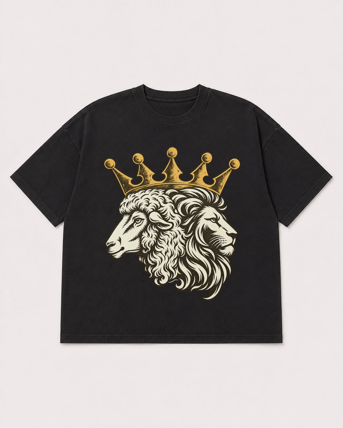Mockup Boxy Heavyweight Tee Black product