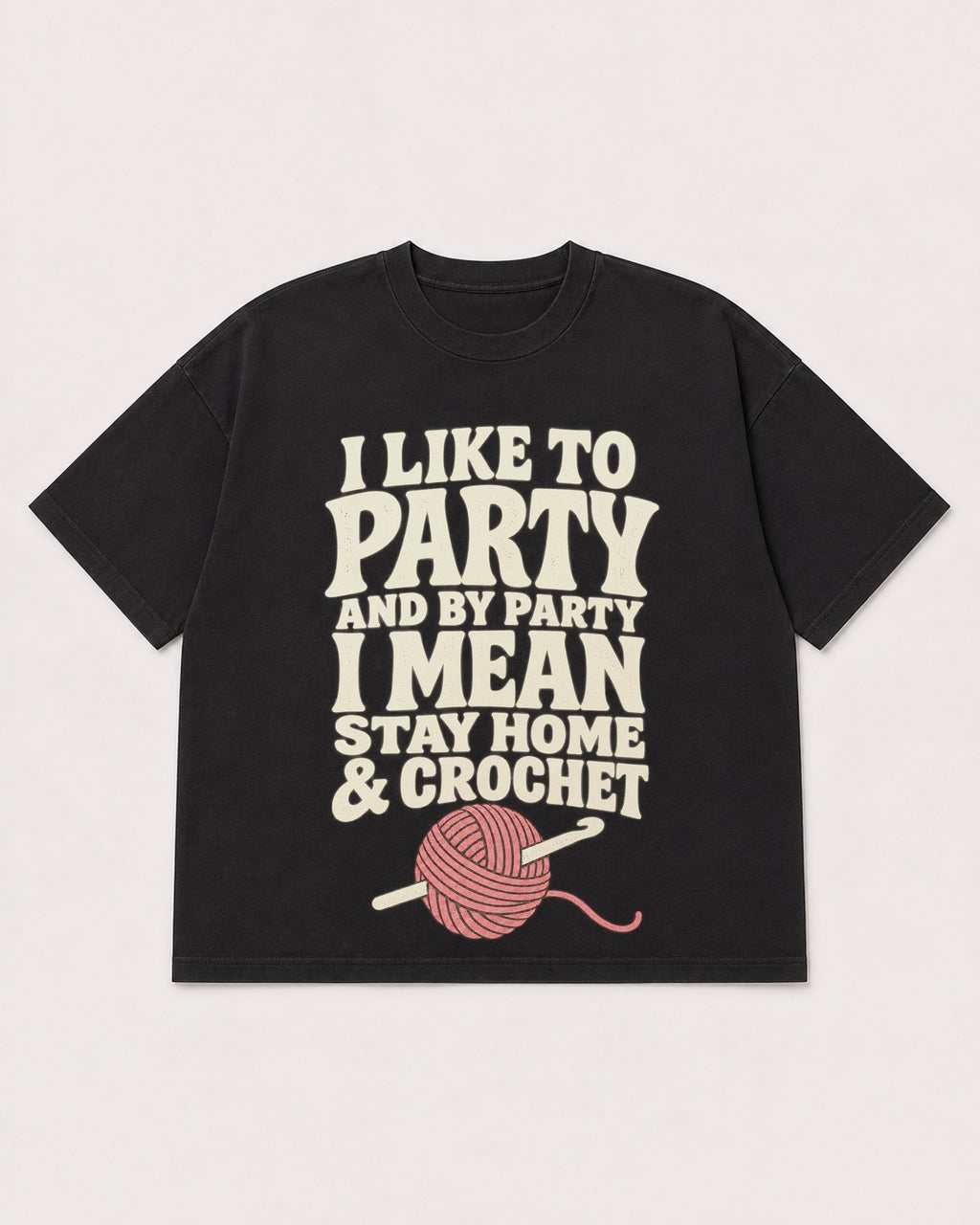 Mockup Boxy Heavyweight Tee Black product