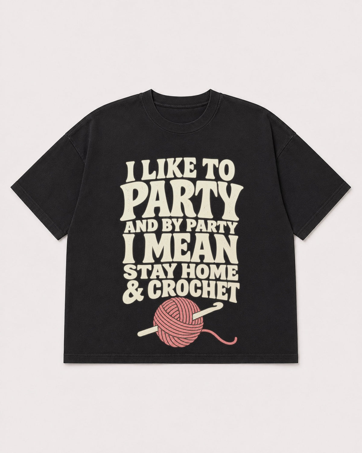 Mockup Boxy Heavyweight Tee Black product
