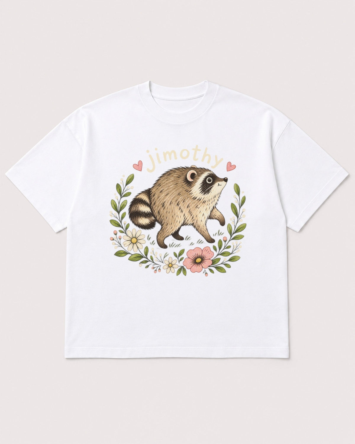 Mockup Boxy Heavyweight Tee White product