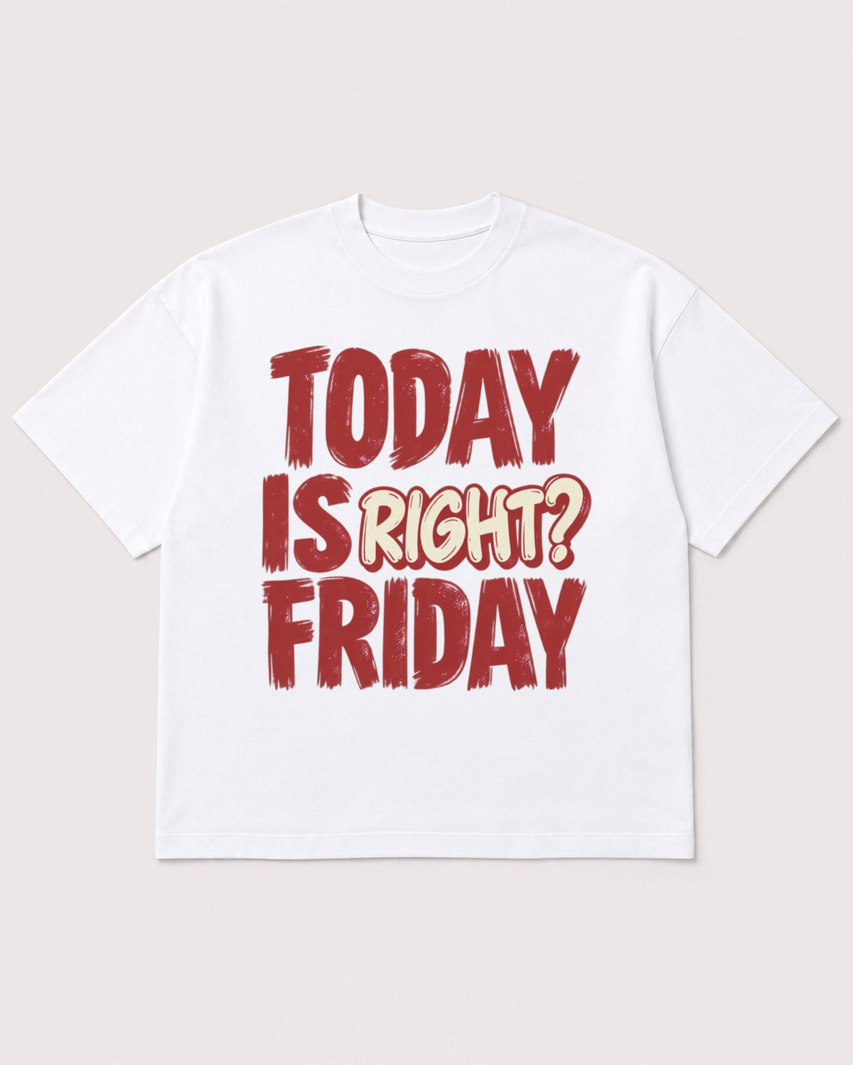 Mockup Boxy Heavyweight Tee White product
