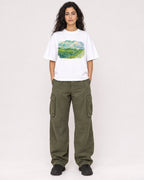 Mockup Boxy Heavyweight Tee White female full-body 07