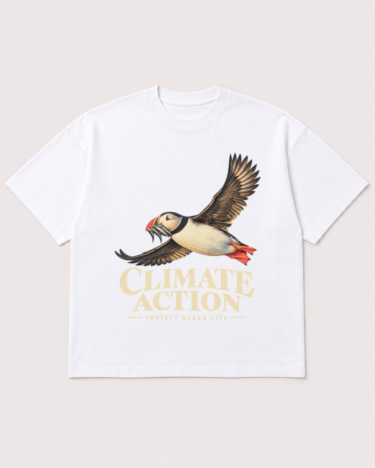 Mockup Boxy Heavyweight Tee White product