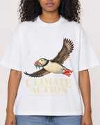 Mockup Boxy Heavyweight Tee White female close-up 05