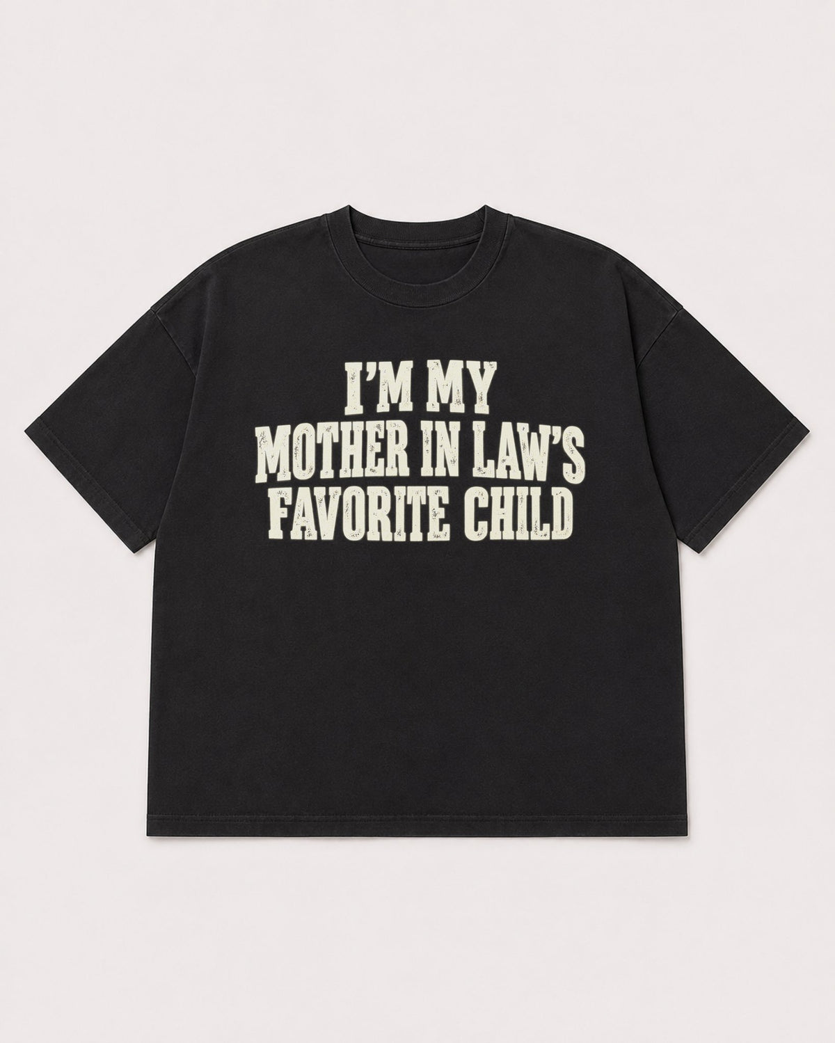 Mockup Boxy Heavyweight Tee Black product