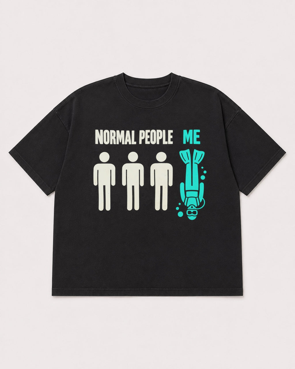 Mockup Boxy Heavyweight Tee Black product