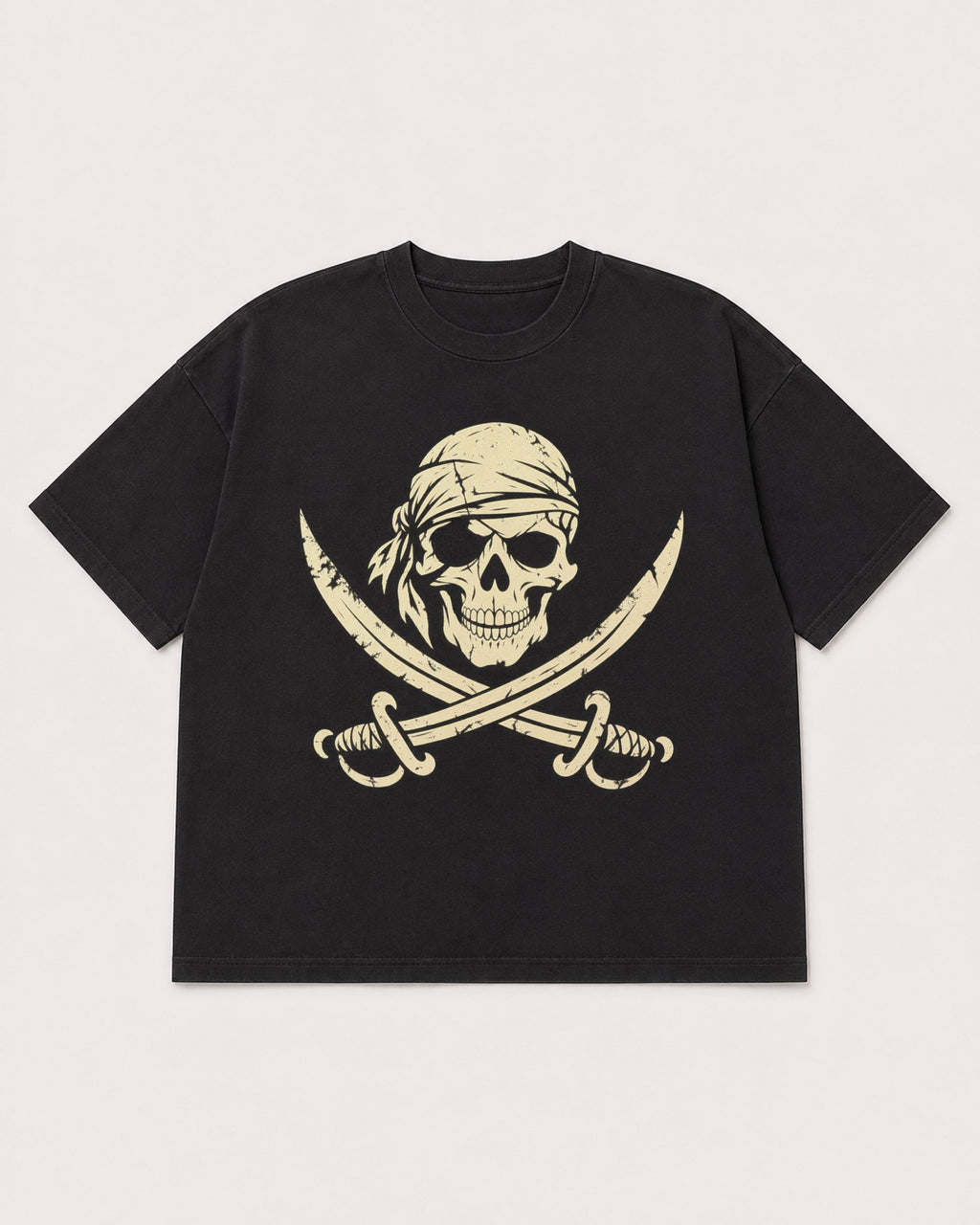 Mockup Boxy Heavyweight Tee Black product