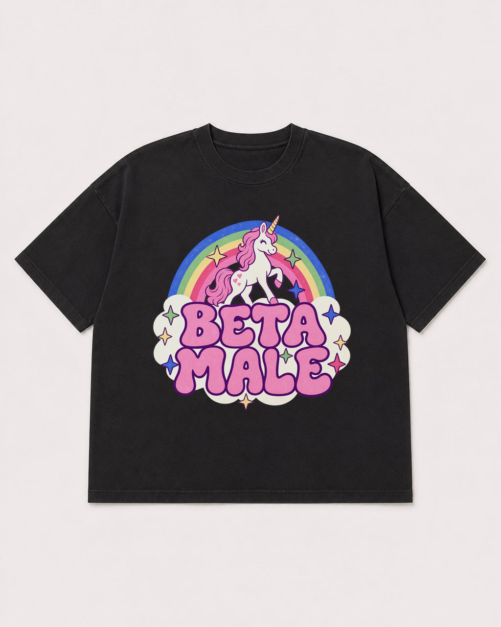 Mockup Boxy Heavyweight Tee Black product