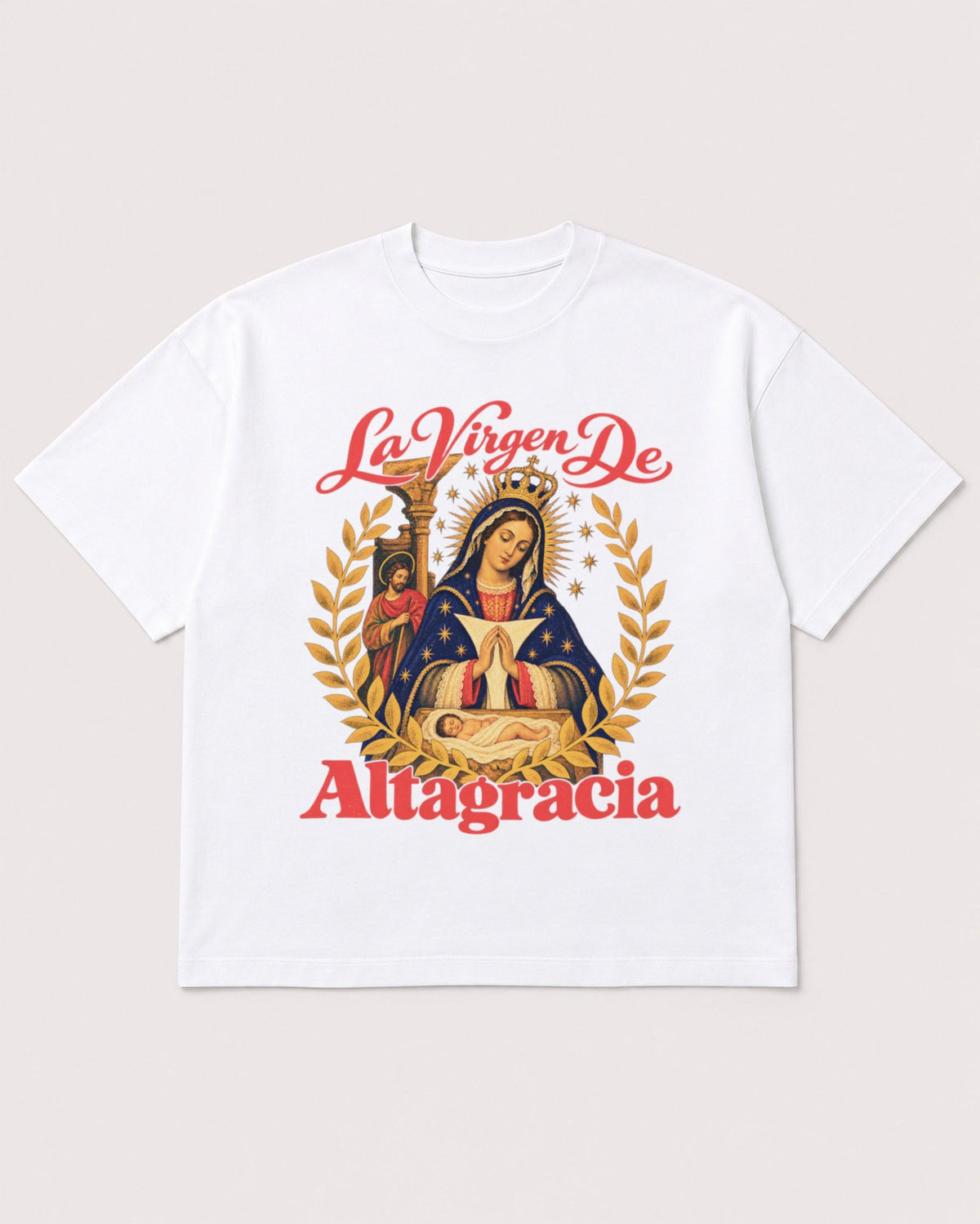 Mockup Boxy Heavyweight Tee White product