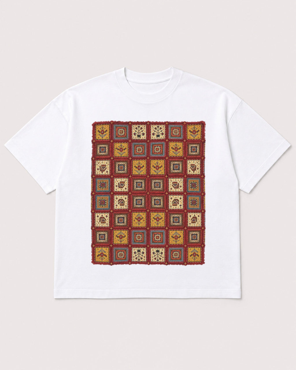 Mockup Boxy Heavyweight Tee White product
