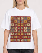 Mockup Boxy Heavyweight Tee White female close-up 08