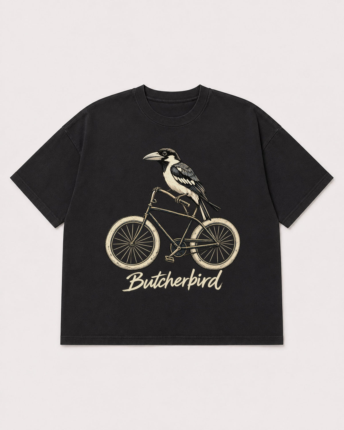 Mockup Boxy Heavyweight Tee Black product