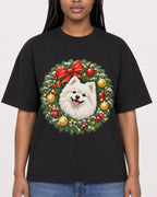 Mockup Boxy Heavyweight Tee Black female close-up 04