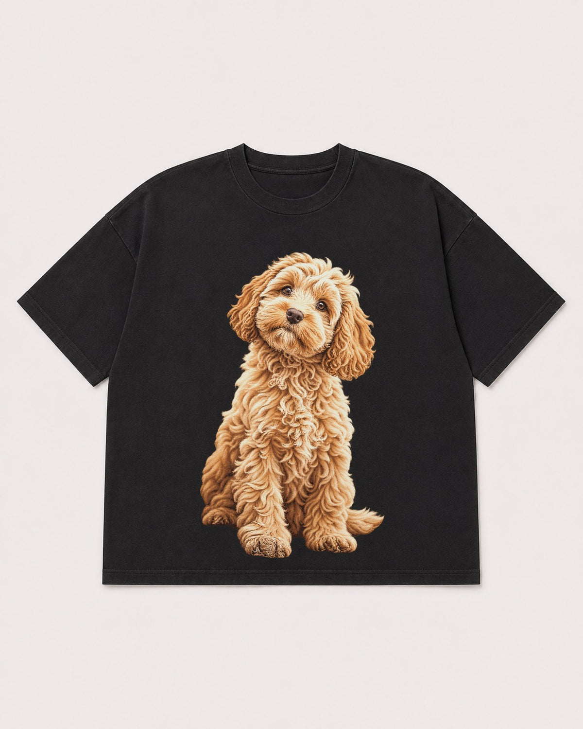 Mockup Boxy Heavyweight Tee Black product