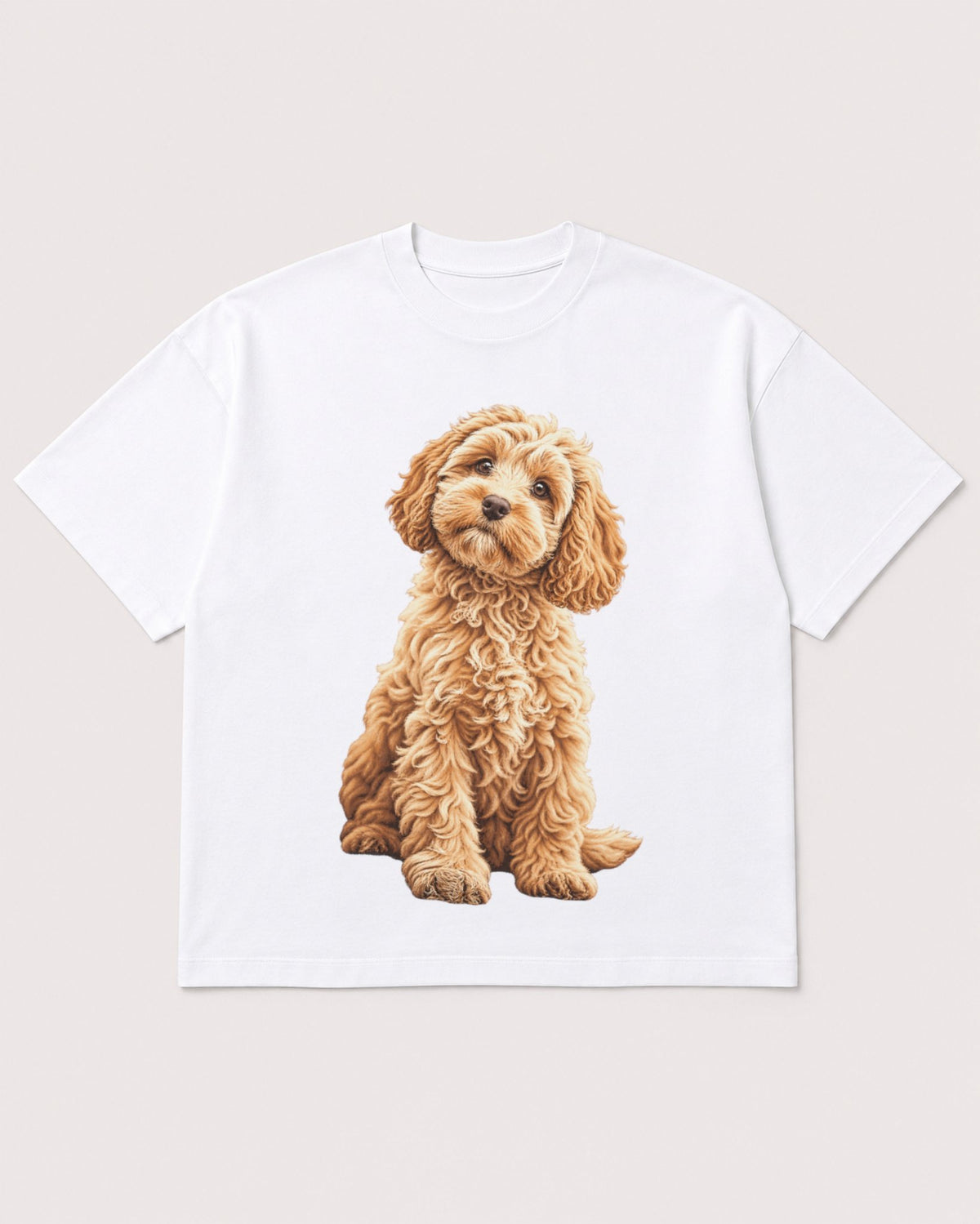 Mockup Boxy Heavyweight Tee White product