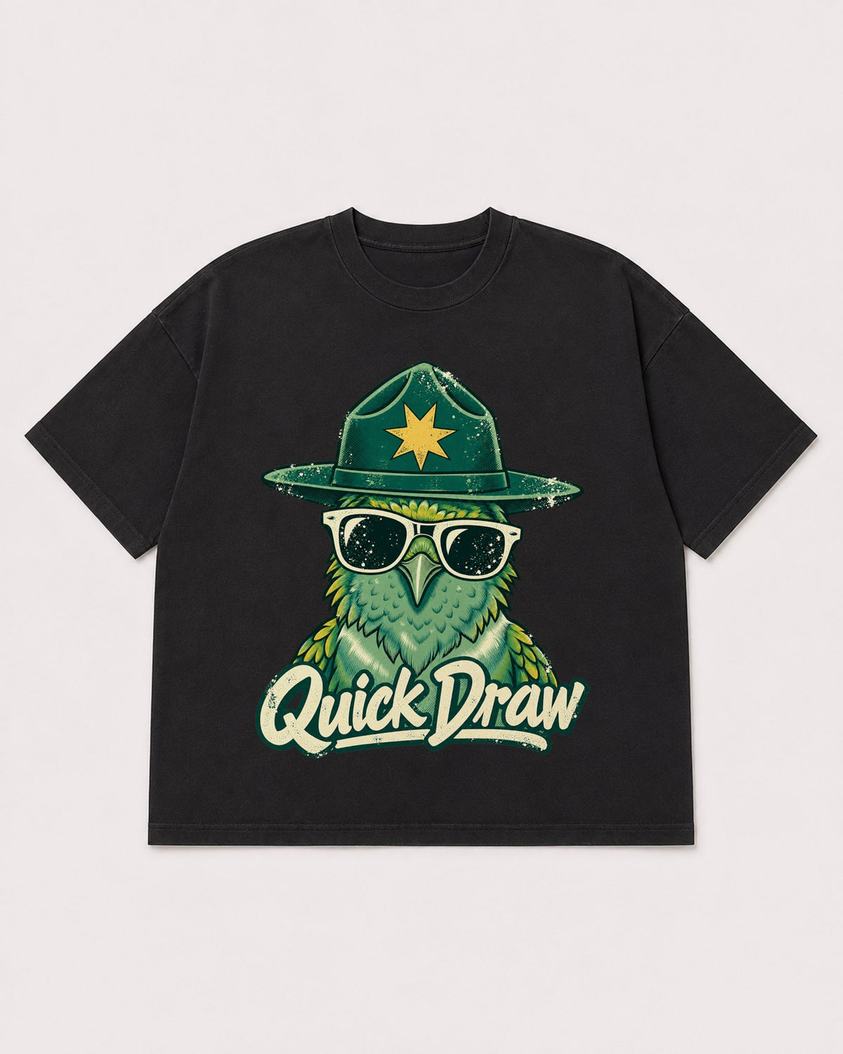 Mockup Boxy Heavyweight Tee Black product