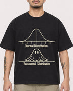 Mockup Boxy Heavyweight Tee Black male close-up 12