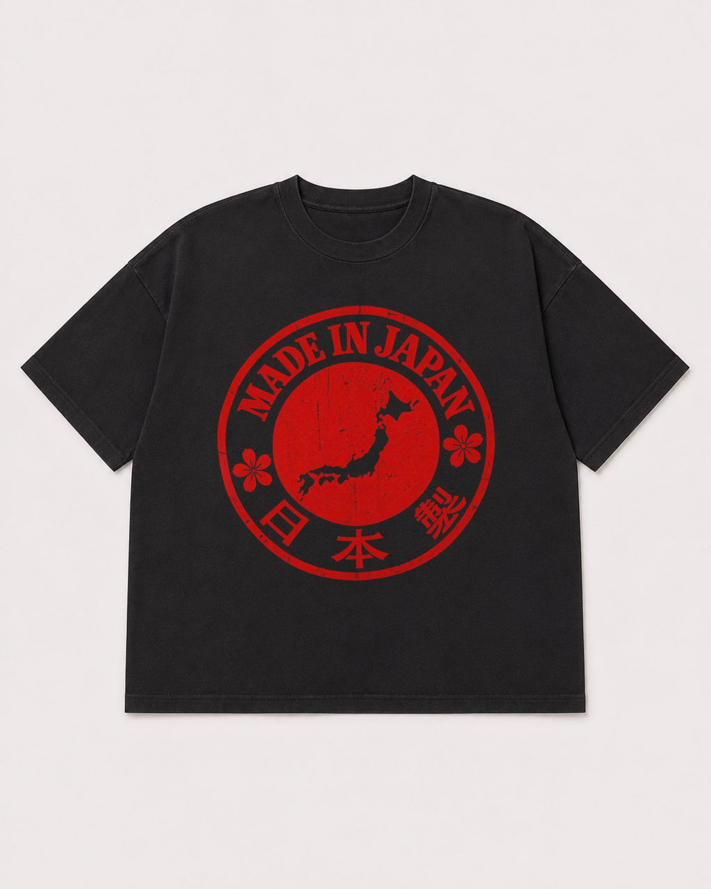 Mockup Boxy Heavyweight Tee Black product
