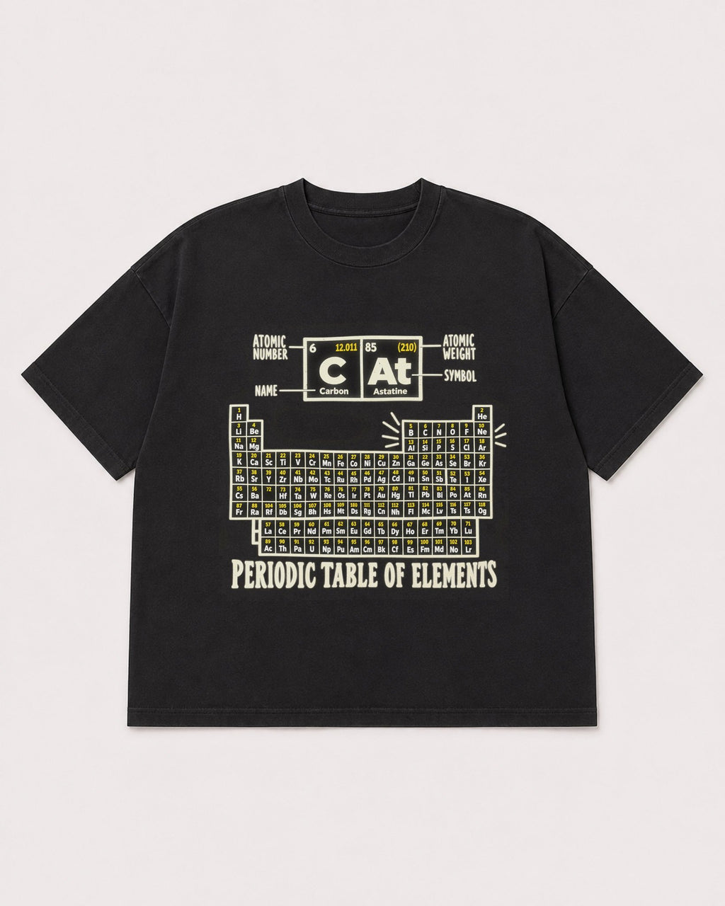 Mockup Boxy Heavyweight Tee Black product
