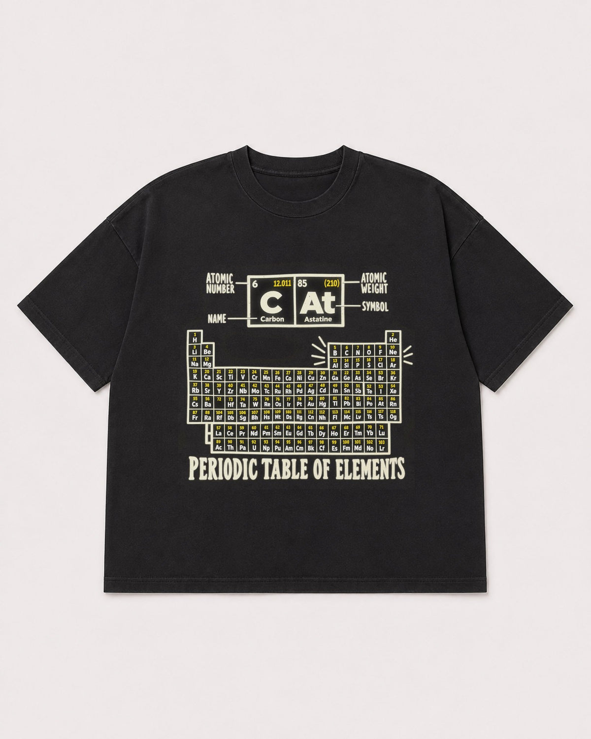 Mockup Boxy Heavyweight Tee Black product