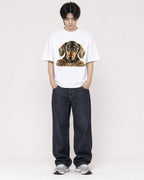 Mockup Boxy Heavyweight Tee White male full-body 11
