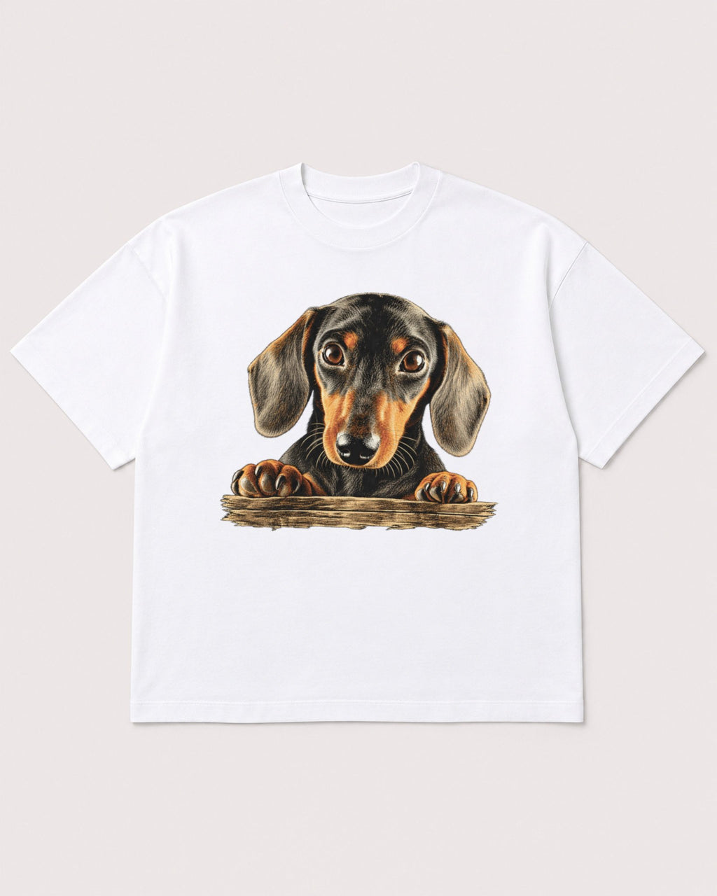 Mockup Boxy Heavyweight Tee White product