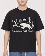 Mockup Boxy Heavyweight Tee Black male close-up 31