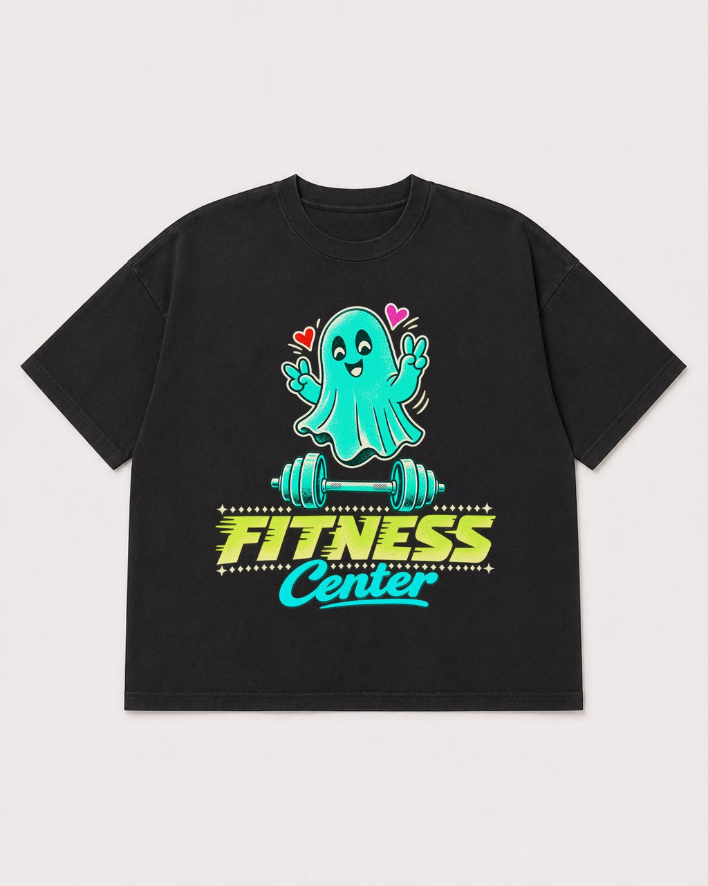 Mockup Boxy Heavyweight Tee Black product