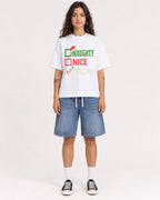 Mockup Boxy Heavyweight Tee White female full-body 06