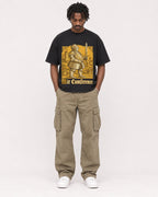 Mockup Boxy Heavyweight Tee Black male full-body 04