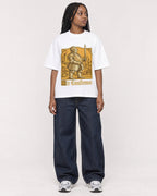 Mockup Boxy Heavyweight Tee White female full-body 04