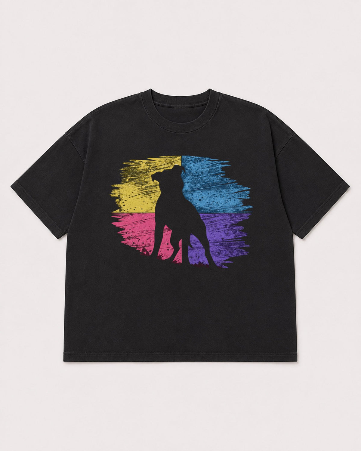 Mockup Boxy Heavyweight Tee Black product