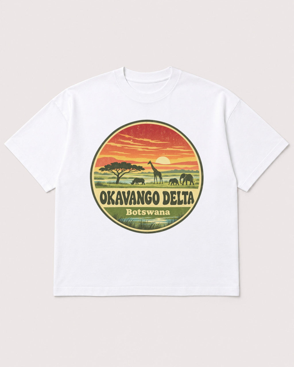 Mockup Boxy Heavyweight Tee White product