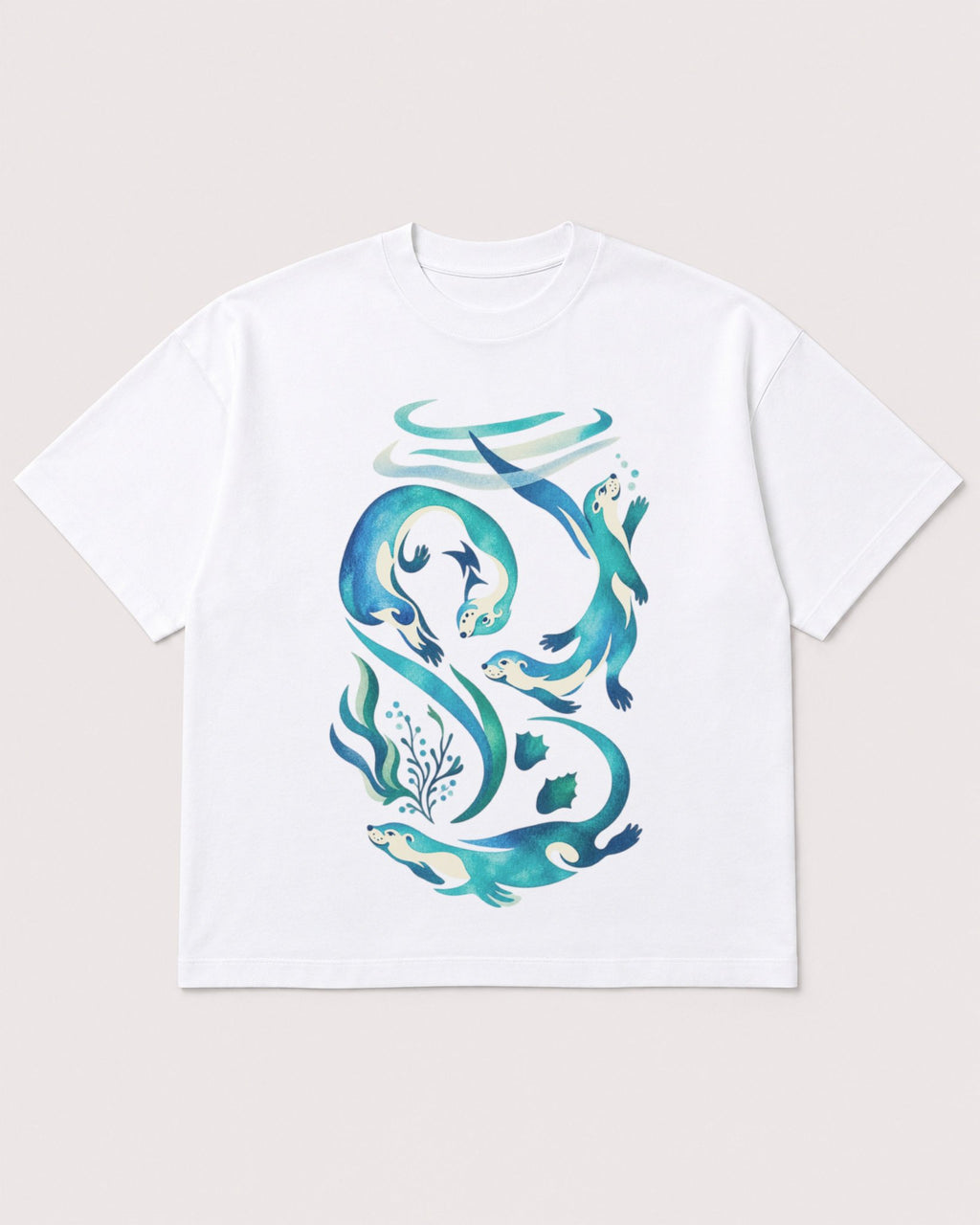 Mockup Boxy Heavyweight Tee White product